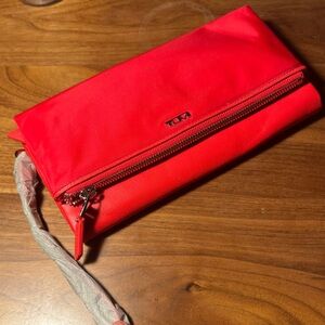 Tumi Bold Red Women’s Clutch Wallet